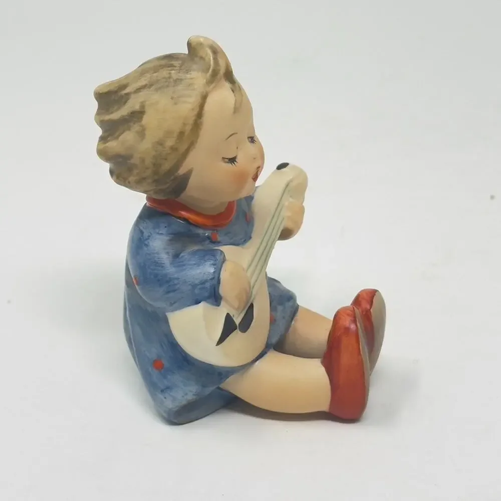 Hummel Goebel Figurine #53 Joyful Girl with Banjo 3 3/4”